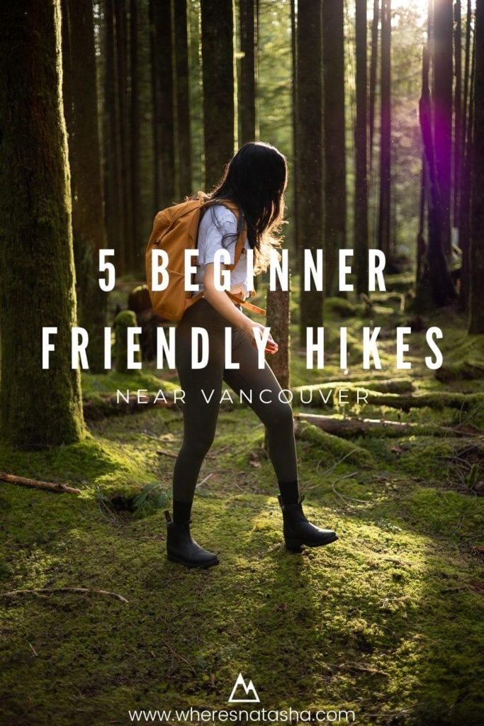 5 Easy hikes near Vancouver, British Columbia. 
